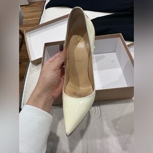 Christian Louboutin Cream Heels